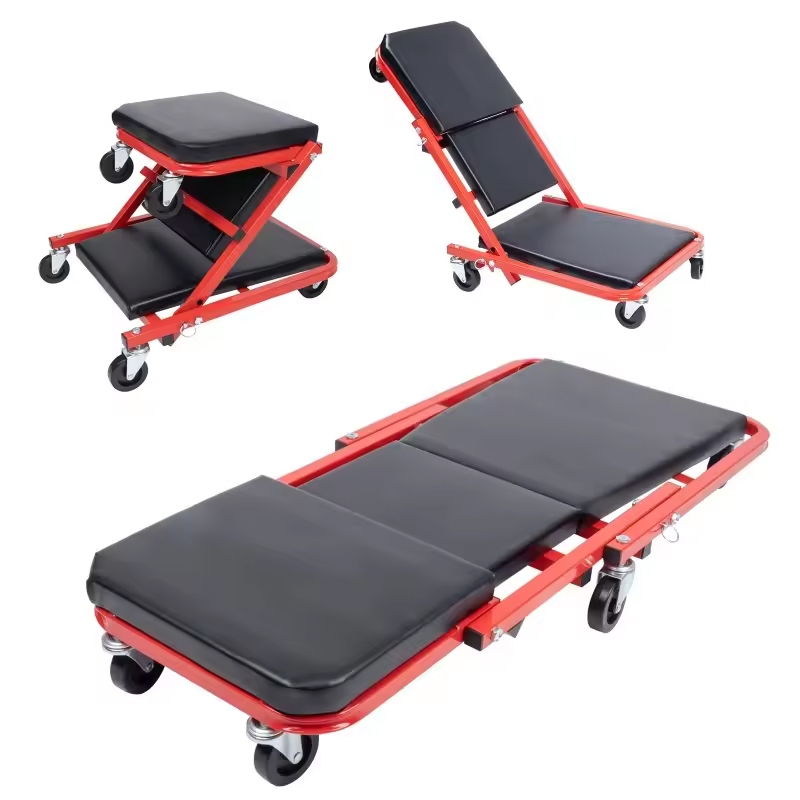 Garage Creeper Roller - Banco de trabajo plegable de 36
