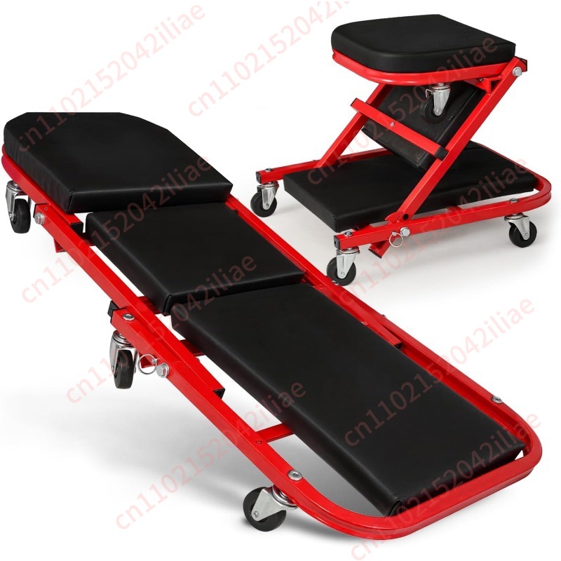 Garage Creeper Roller - Cama de taller plegable de 36