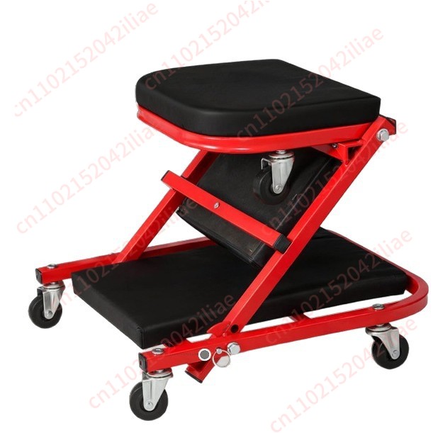 Cama de taller plegable de 36  - Garage Creeper Roller reseña y precio