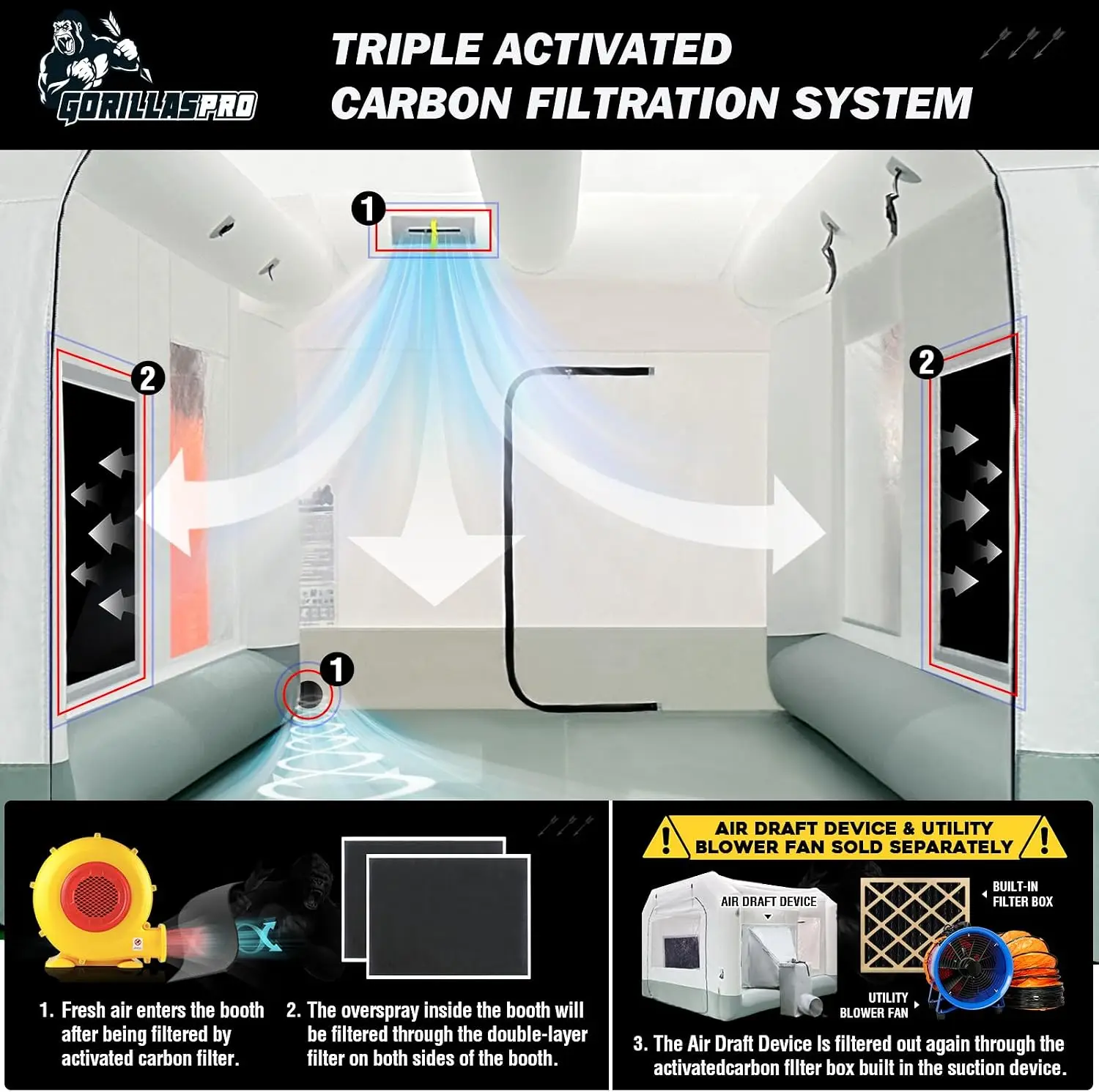 Cabina de Pintura Inflable de  - Inflatable Paint Booth reseña y precio