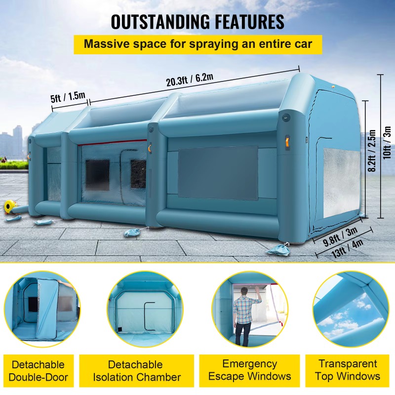 【Oferta】 Cabina de pintura inf - Inflatable Paint Booth reseña y precio
