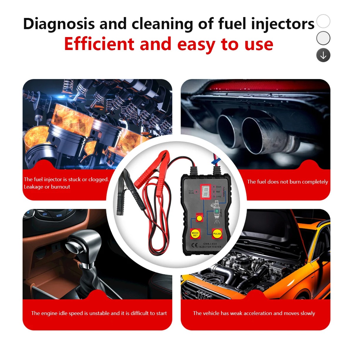 El más nuevo sistema de combus - Fuel Injector Tester reseña y precio