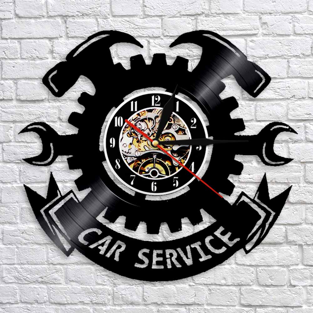 Reloj de Pared con Diseño Mode - Auto Repair Shop Design reseña y precio