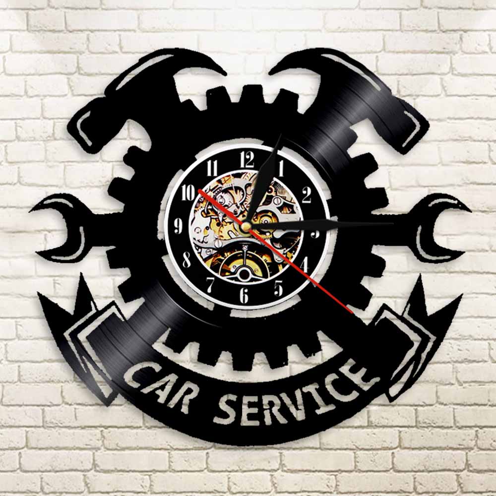 Reloj de Pared con Diseño Mode - Auto Repair Shop Design reseña y precio