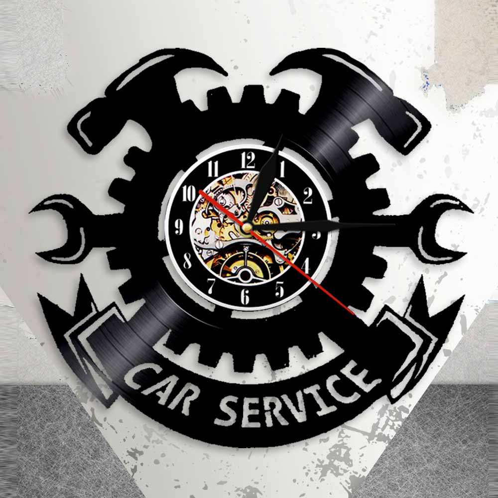 Reloj de Pared con Diseño Mode - Auto Repair Shop Design reseña y precio
