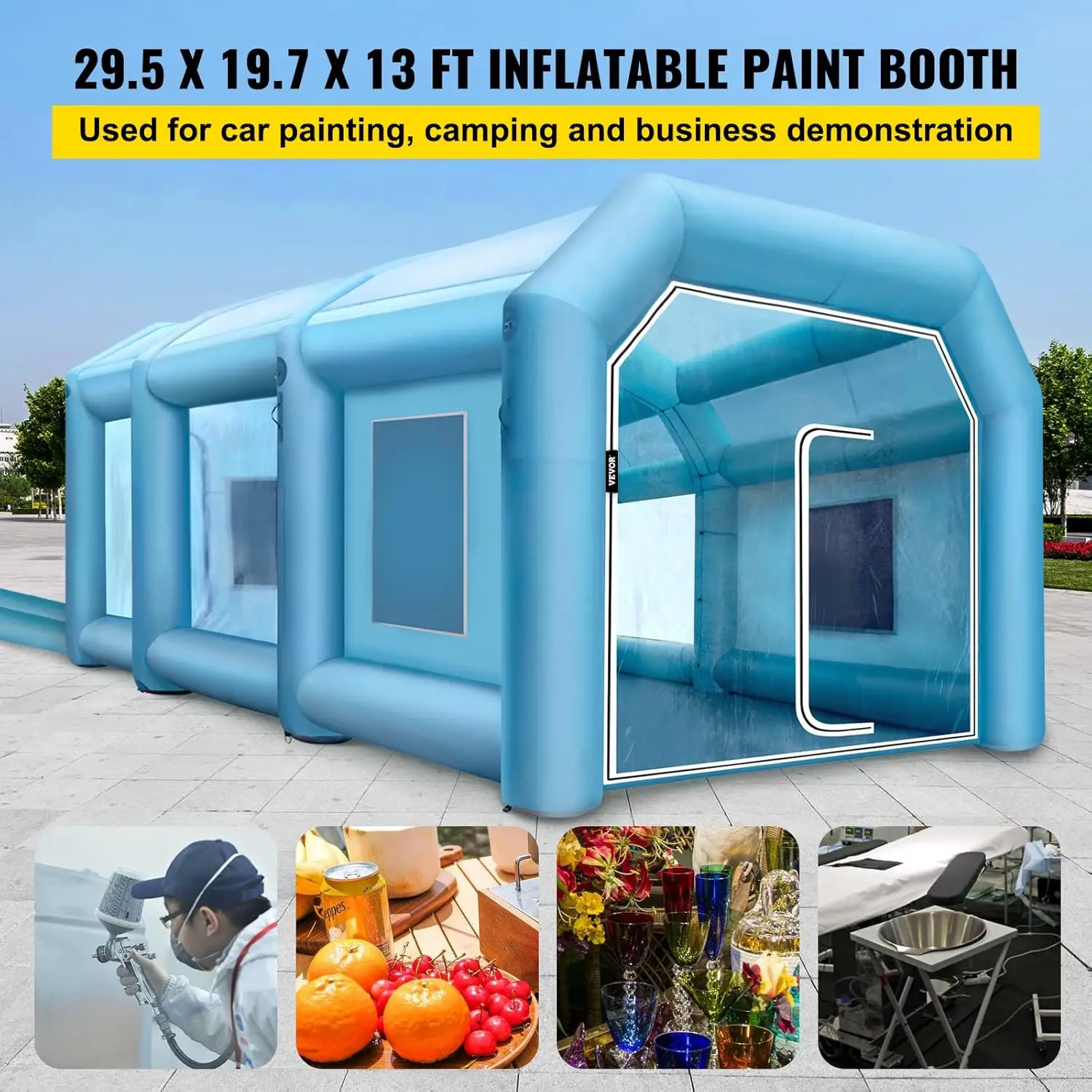 Cabina de Pintura Inflable, 29 - Inflatable Paint Booth reseña y precio