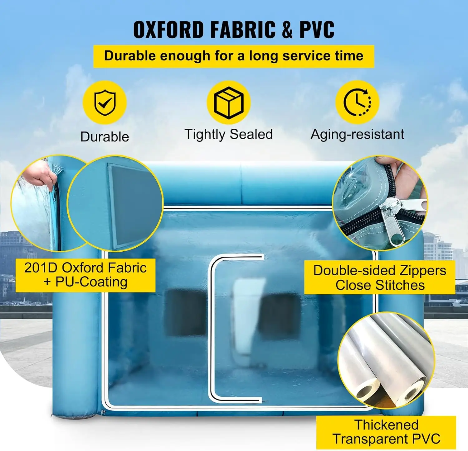 Cabina de Pintura Inflable, 29 - Inflatable Paint Booth reseña y precio