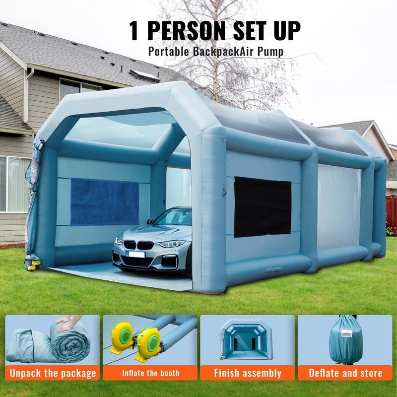 Cabina de Pintura Inflable, Ca - Inflatable Paint Booth reseña y precio