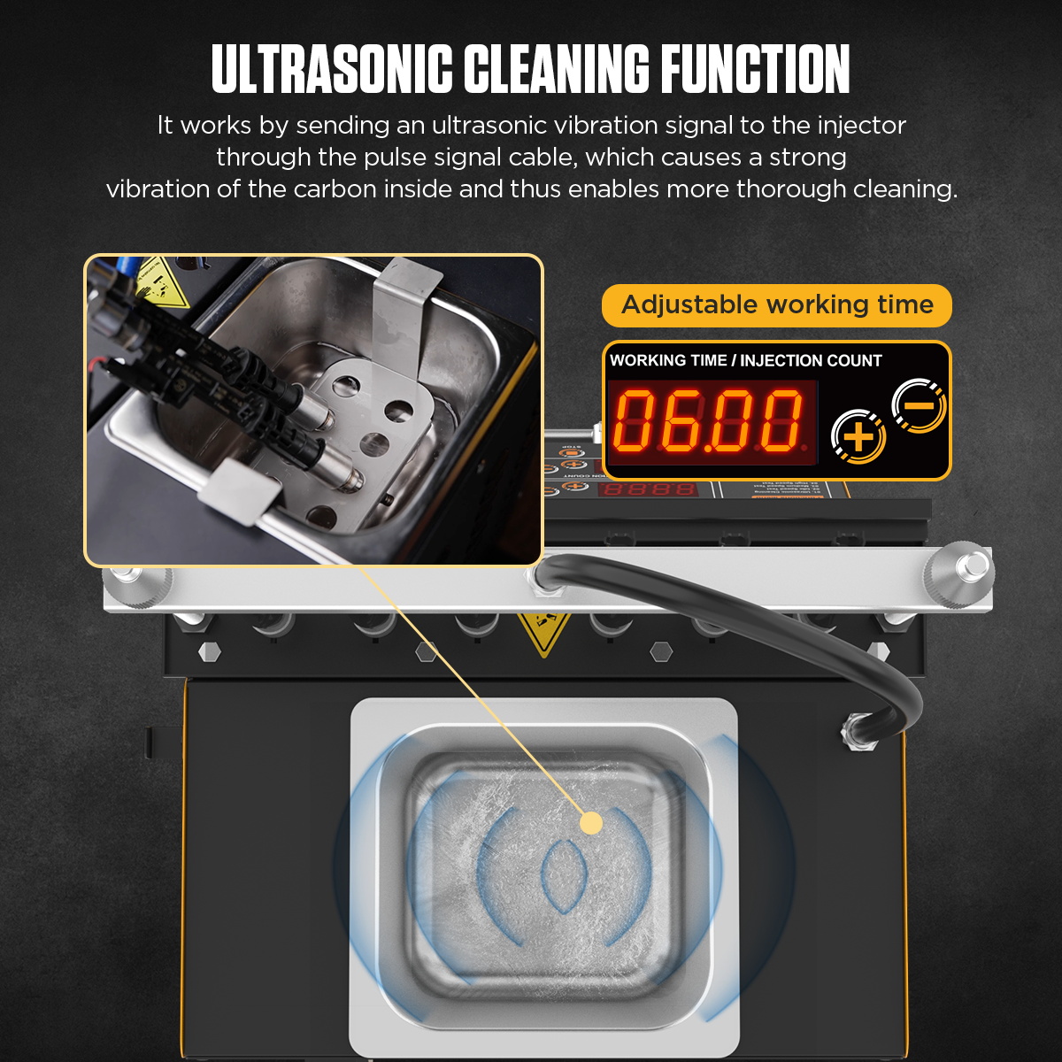 AUTOOL CT400 GDI EFI FEI - Máq - Fuel Injector Tester reseña y precio