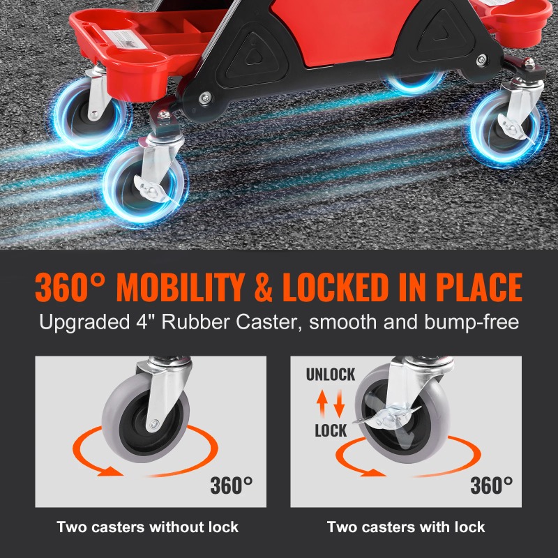 Asiento Rodante para Mecánico  - Garage Creeper Roller reseña y precio