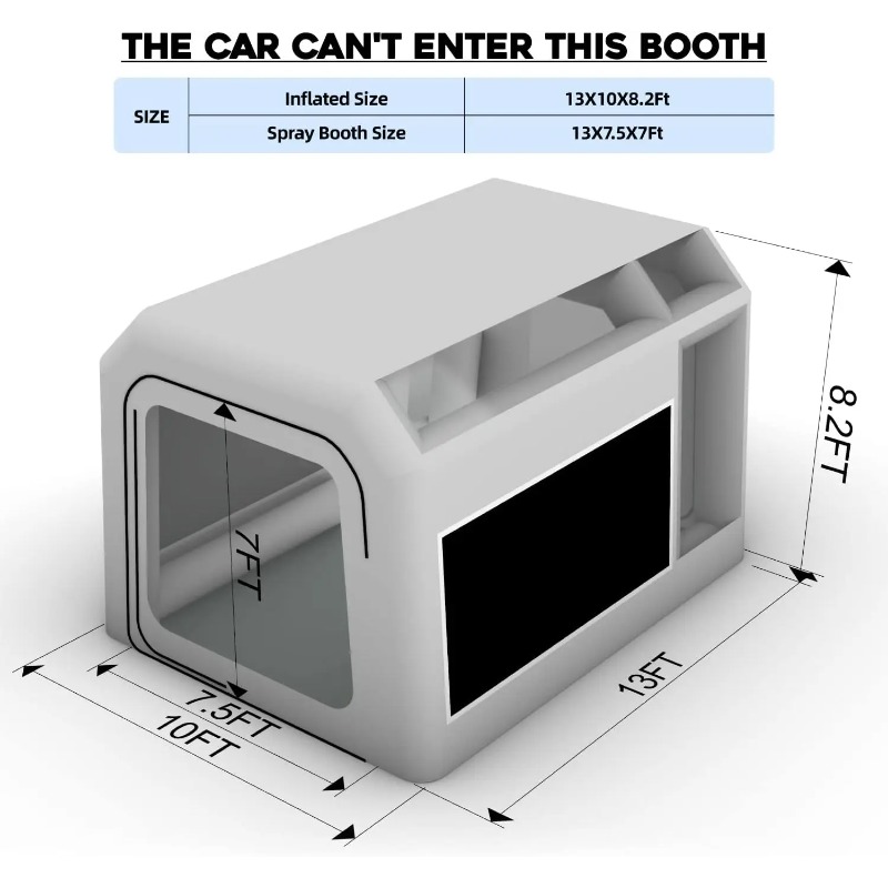 【Venta caliente】cabina de pint - Inflatable Paint Booth reseña y precio