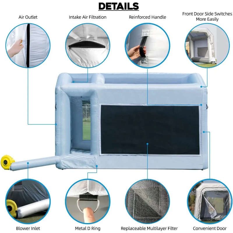 【Venta caliente】cabina de pint - Inflatable Paint Booth reseña y precio
